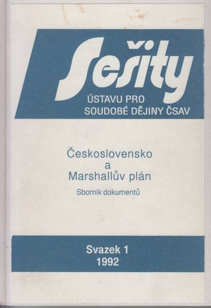 Československo a Marshallův plán. Sborník dokumentů