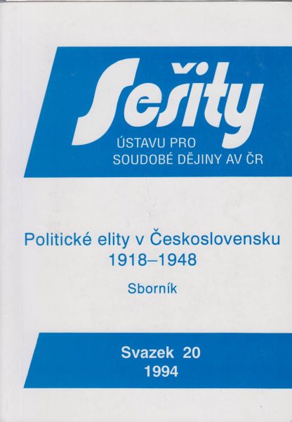 Politické elity v Československu 1918–1948. Sborník studií