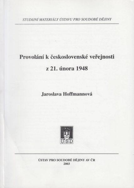 Provolání k československé veřejnosti z 21. února 1948