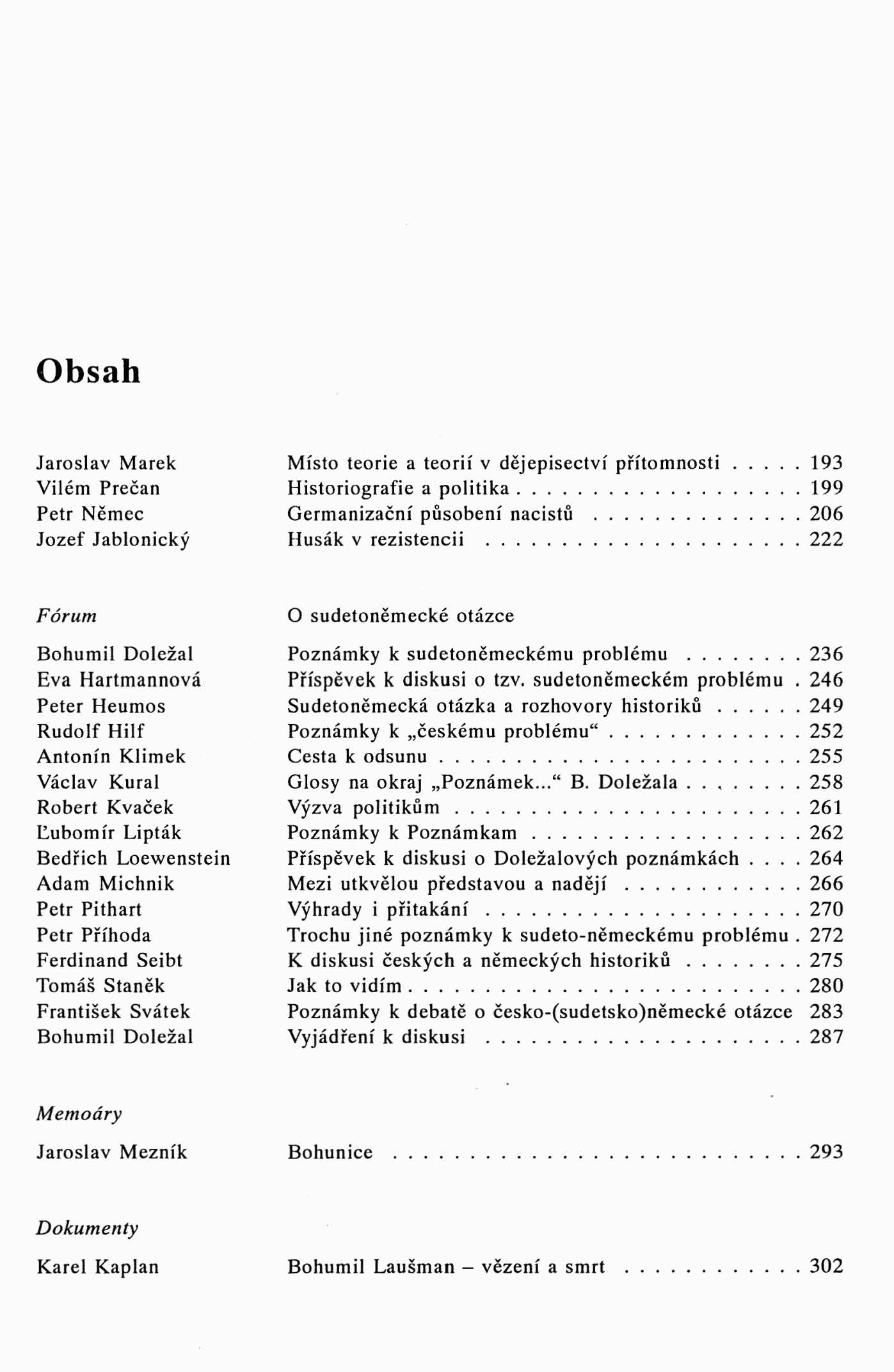 Obsah 1