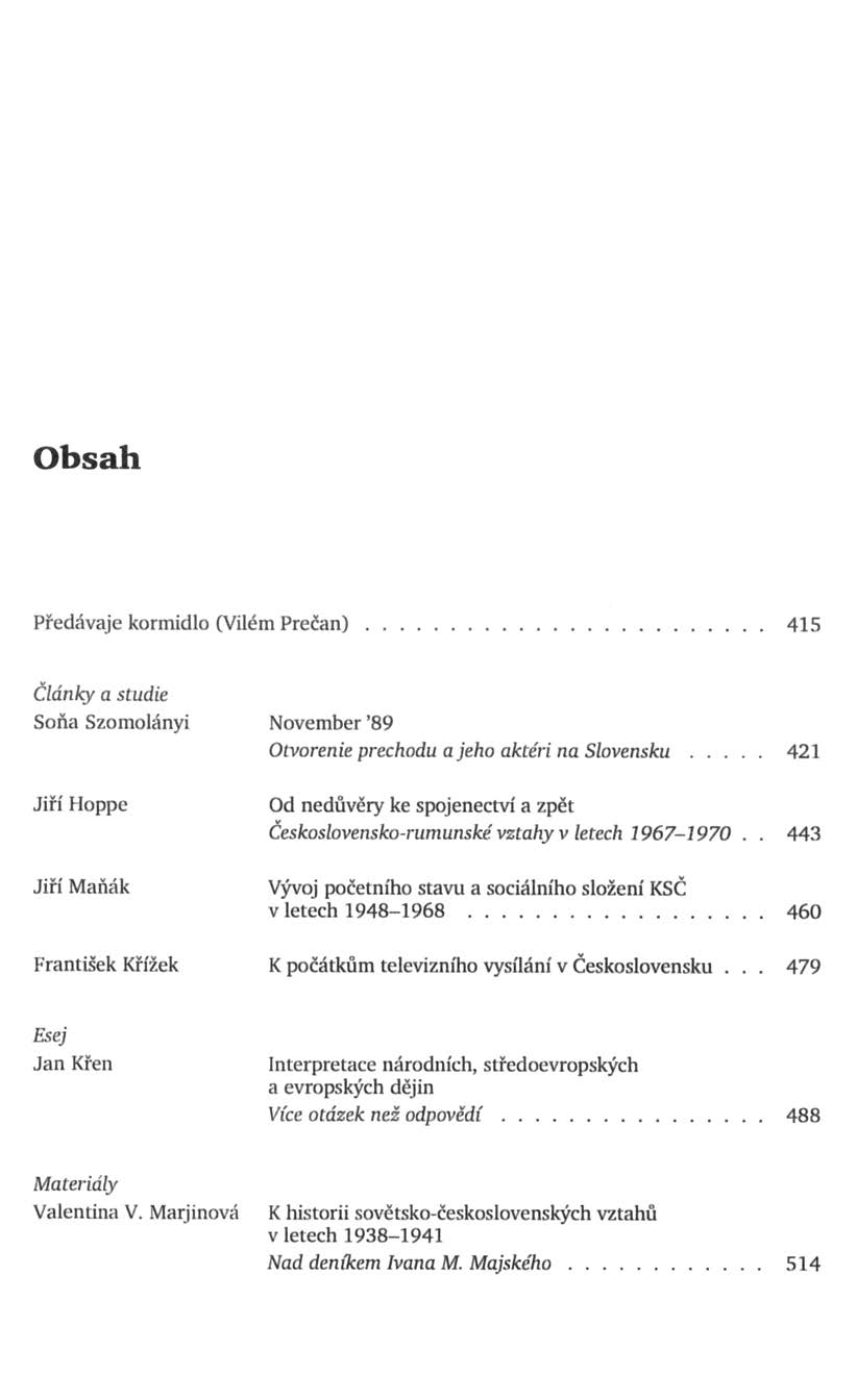 Obsah 1