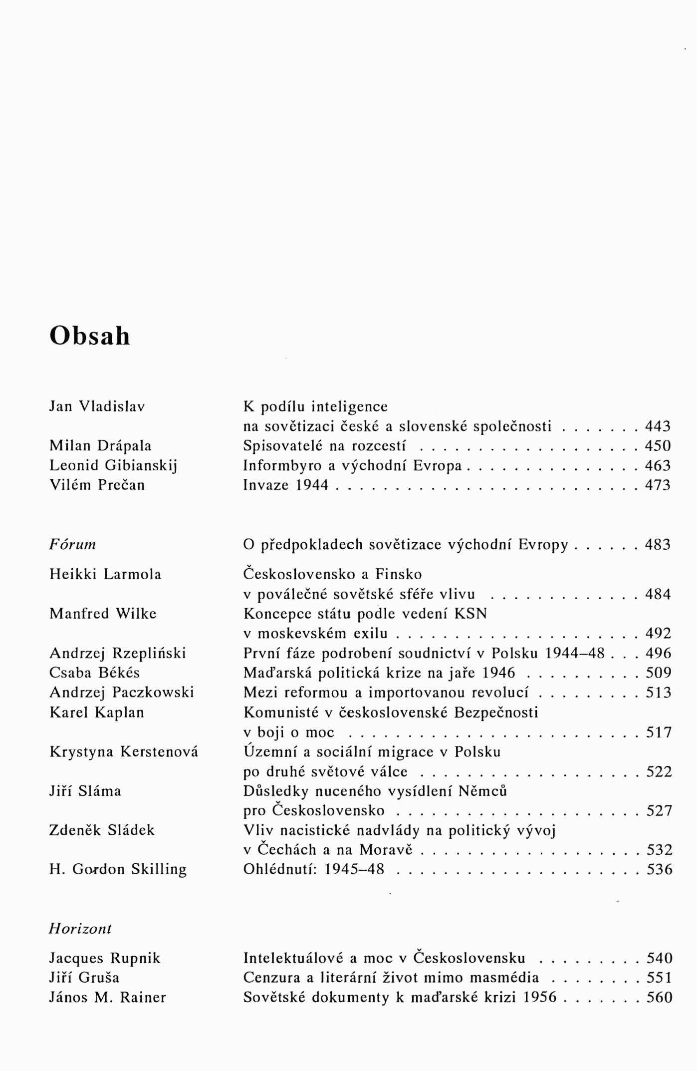 Obsah 1