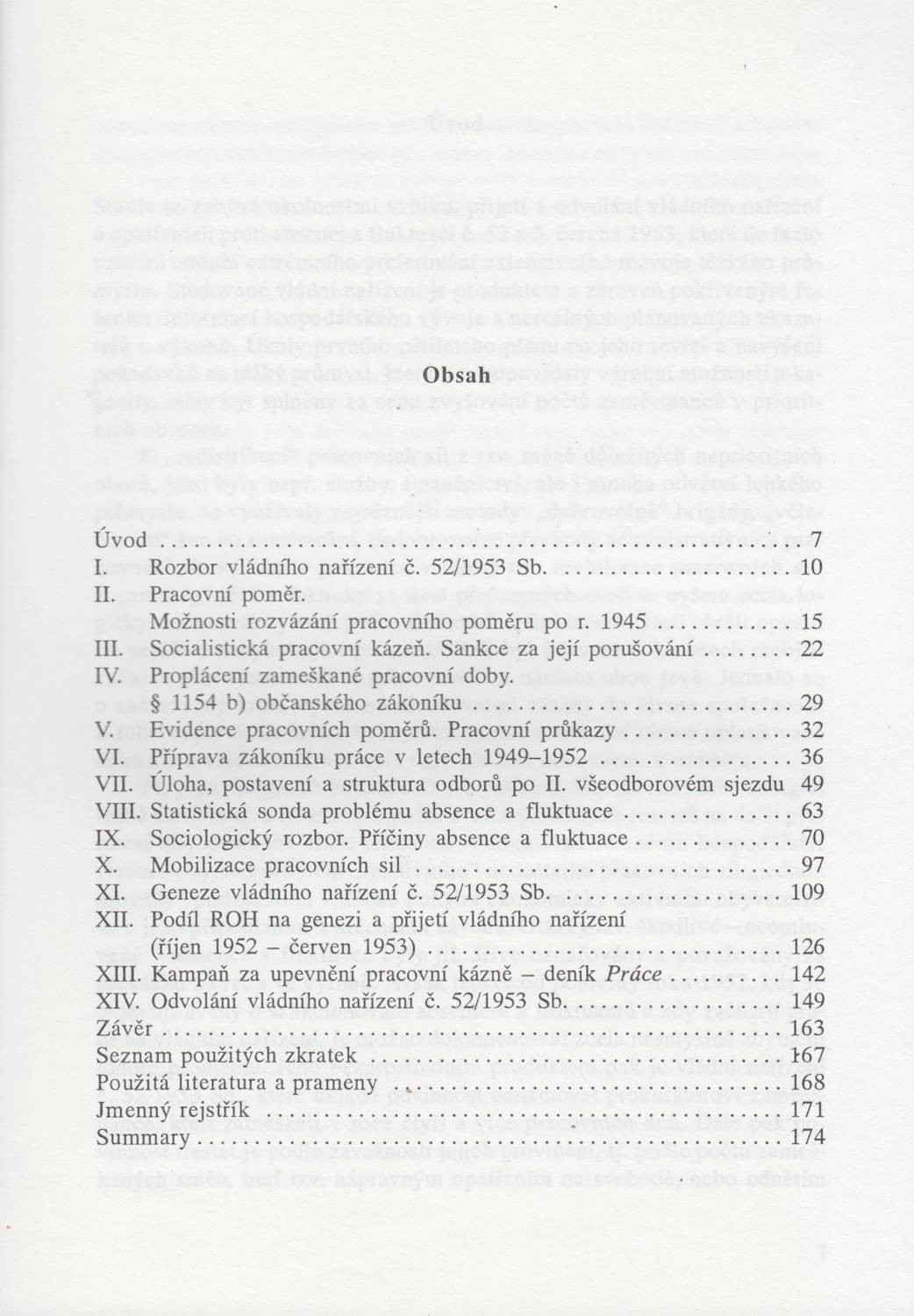 Obsah 1