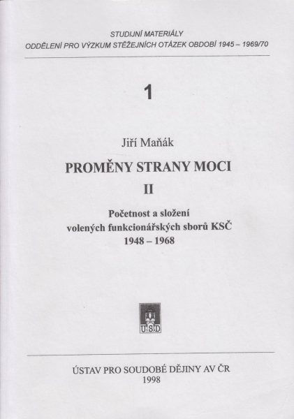 Proměny strany moci (2). Početnost a složení volených funkcionářů sborů KSČ 1948–1968