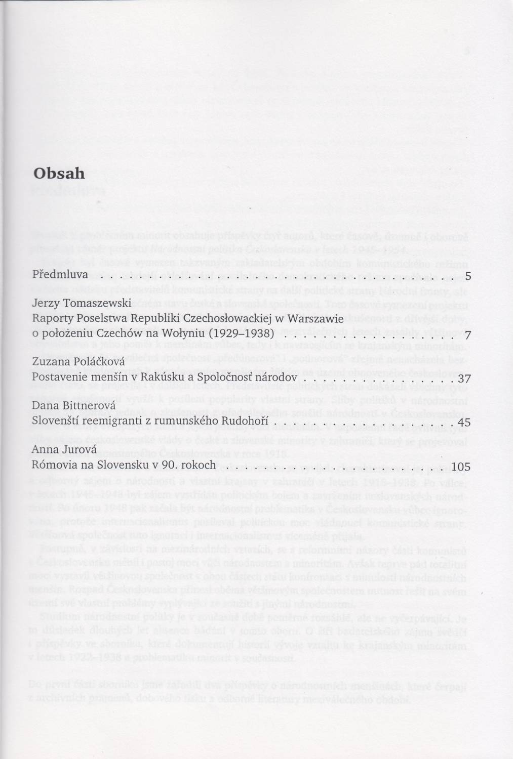Obsah 1