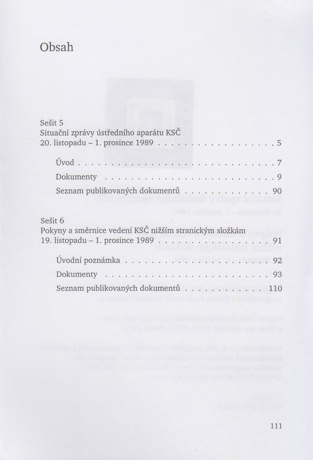 Obsah 1