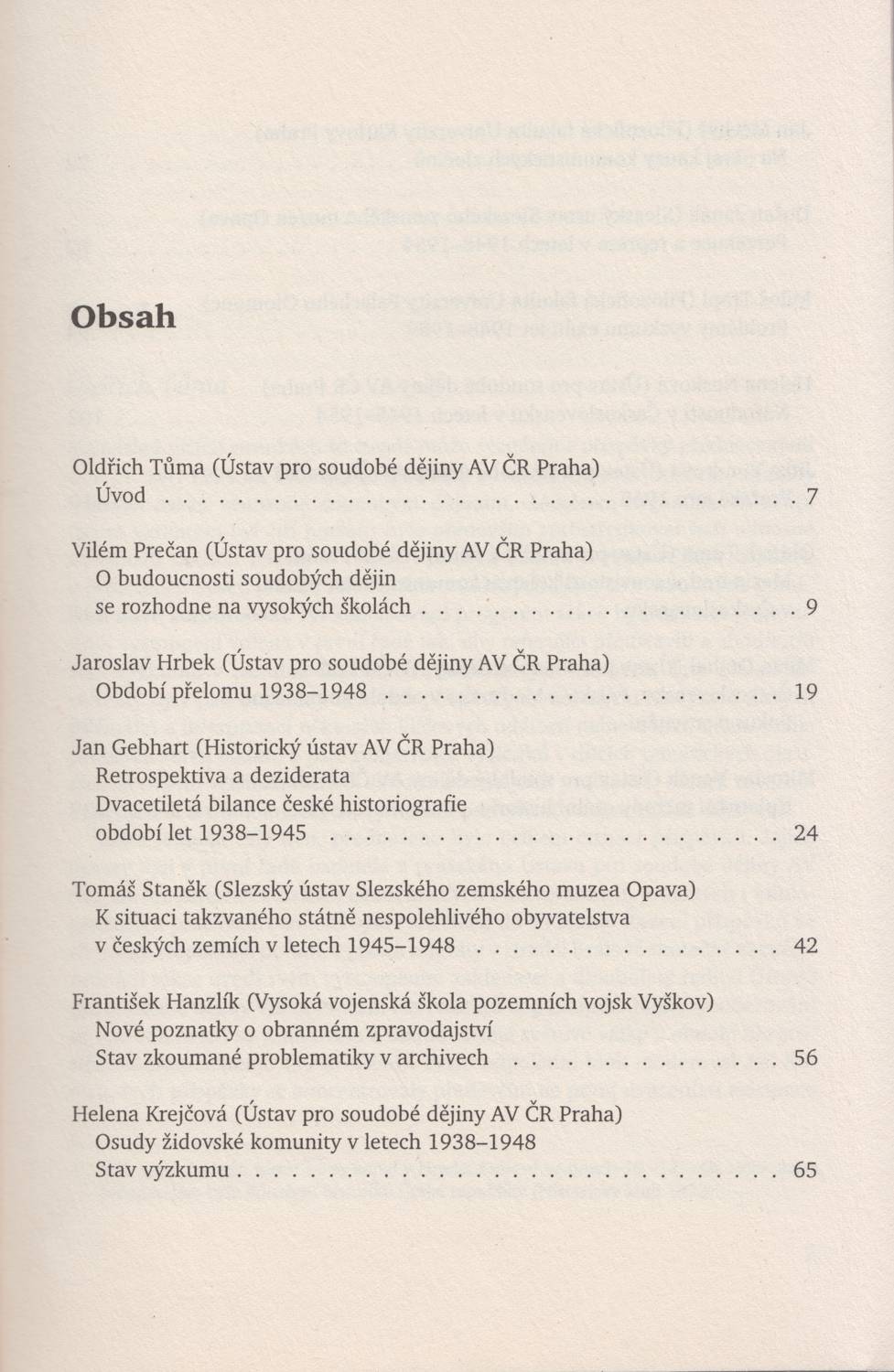 Obsah 1