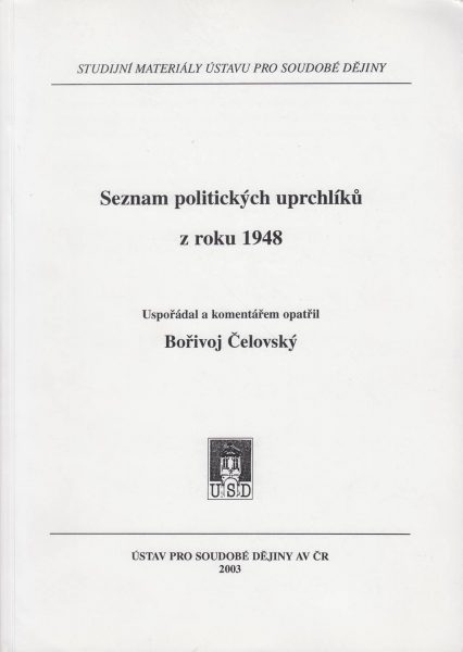 Seznam politických uprchlíků z roku 1948