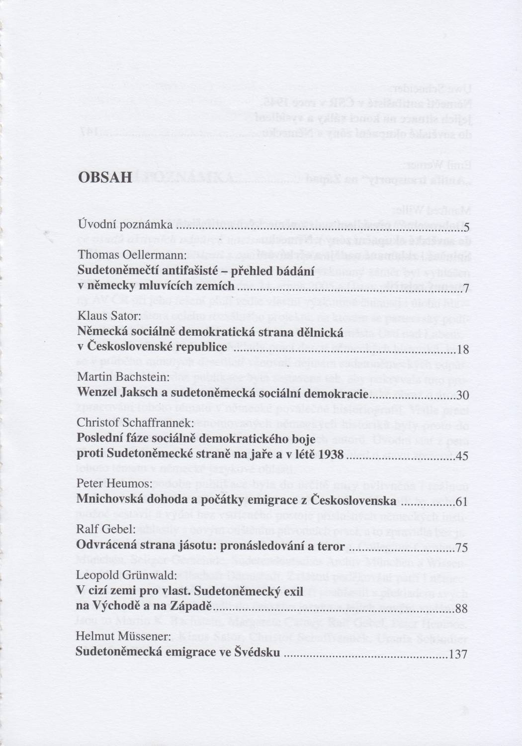 Obsah 1