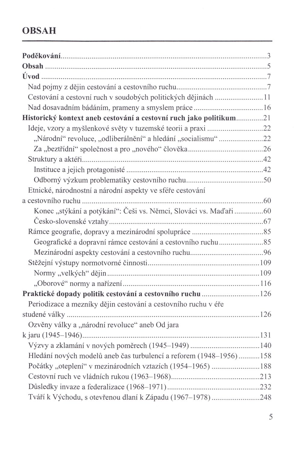 Obsah 1