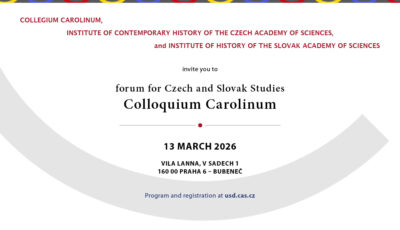 Colloquium Carolinum - forum for Czech and Slovak studies
