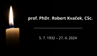 Zemřel prof. Robert Kvaček