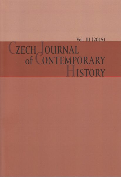 Czech Journal of Contemporary History III / 2015
