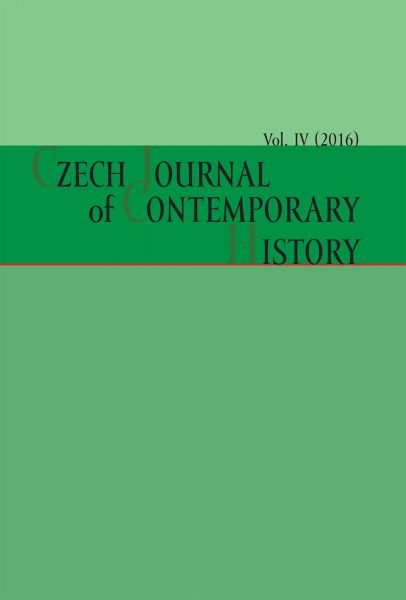 Czech Journal of Contemporary History IV / 2016