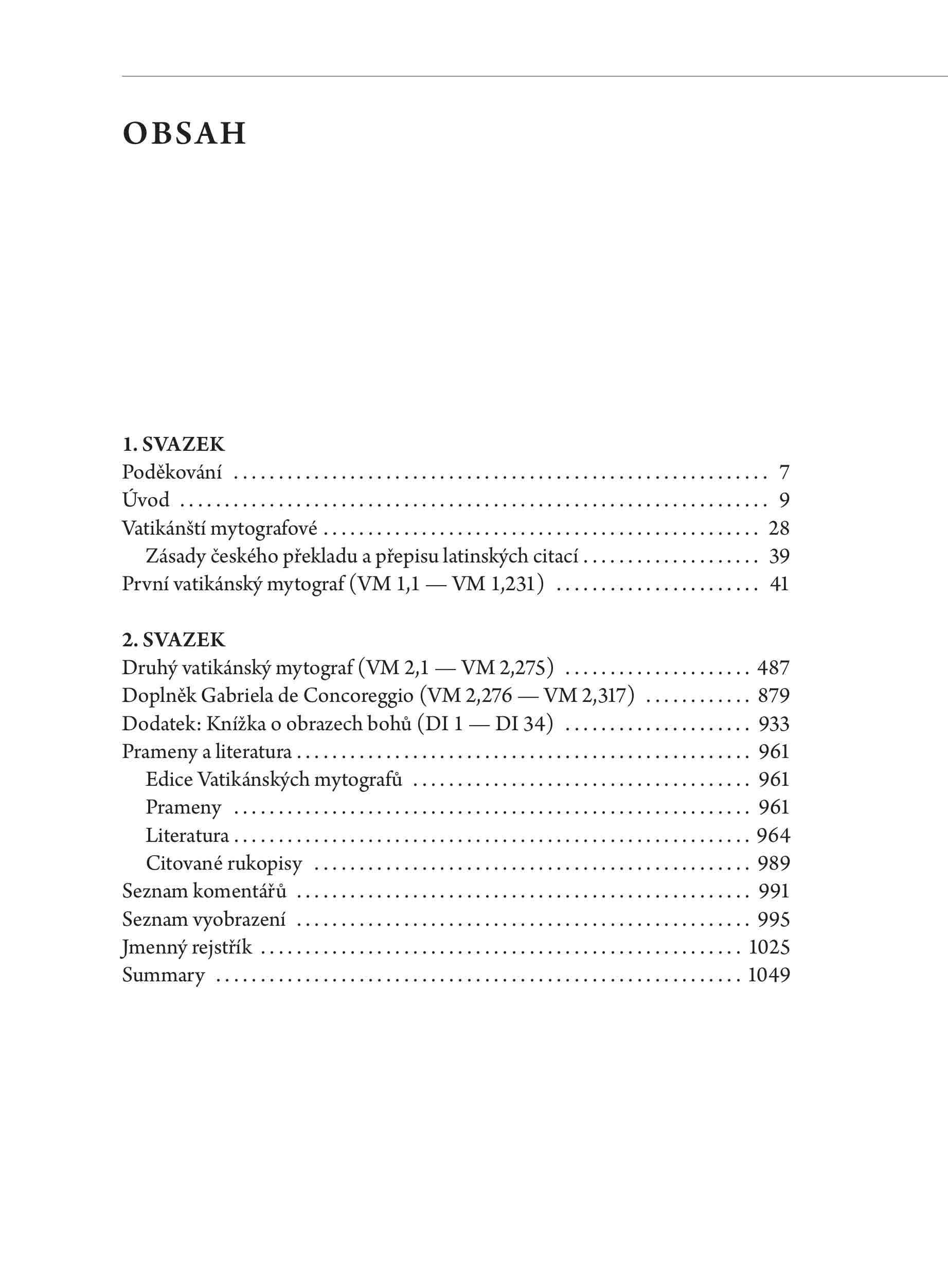 Obsah 1