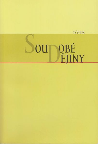 Soudobé dějiny 1 / 2008