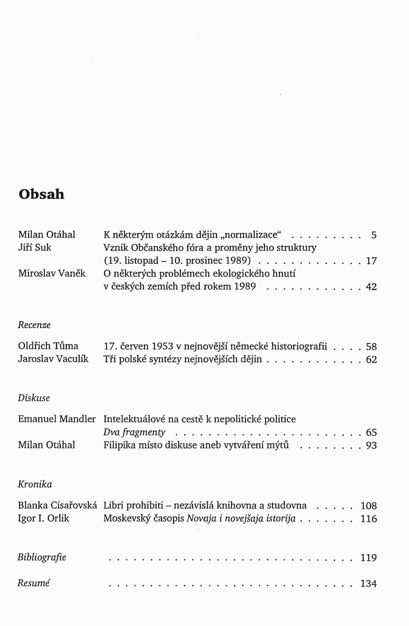 Obsah 1