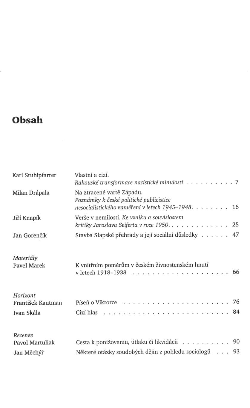 Obsah 1