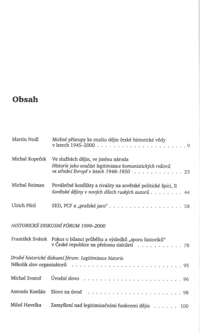 Obsah 1