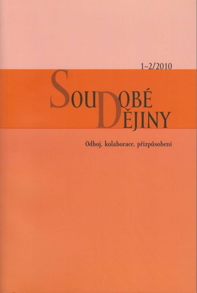 Soudobé dějiny 1-2 / 2010