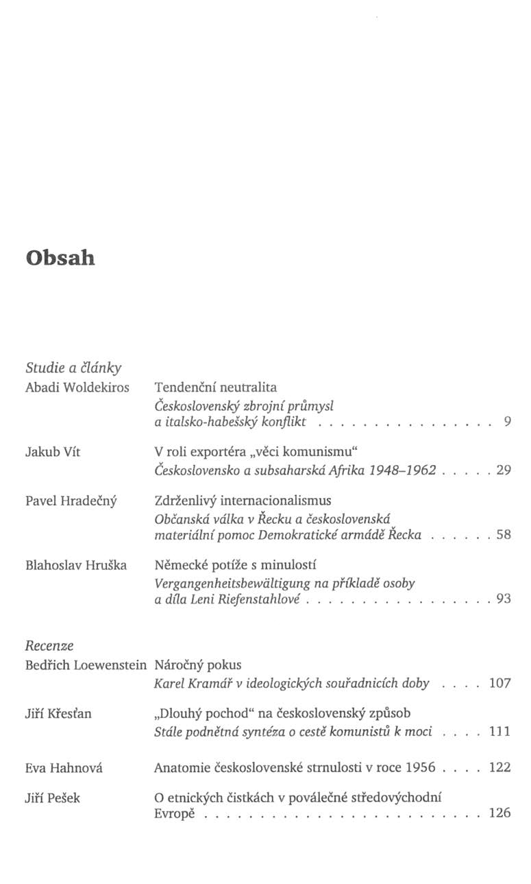 Obsah 1