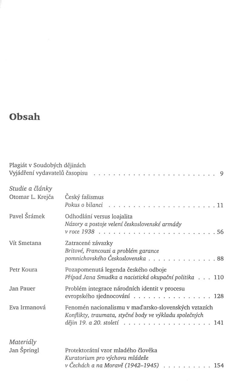 Obsah 1