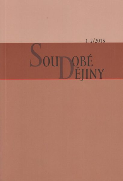 Soudobé dějiny 1-2 / 2015