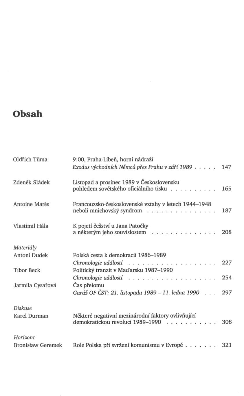 Obsah 1