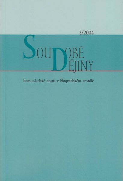 Soudobé dějiny 3 / 2004