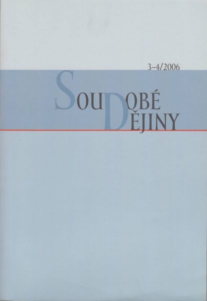 Soudobé dějiny 3-4 / 2006