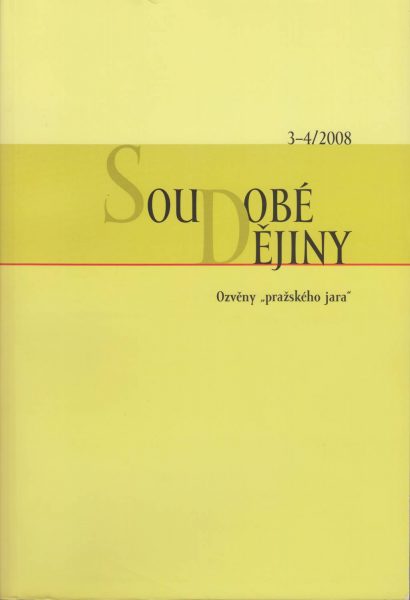 Soudobé dějiny 3-4 / 2008