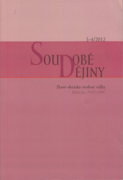 Soudobé dějiny 3-4 / 2012