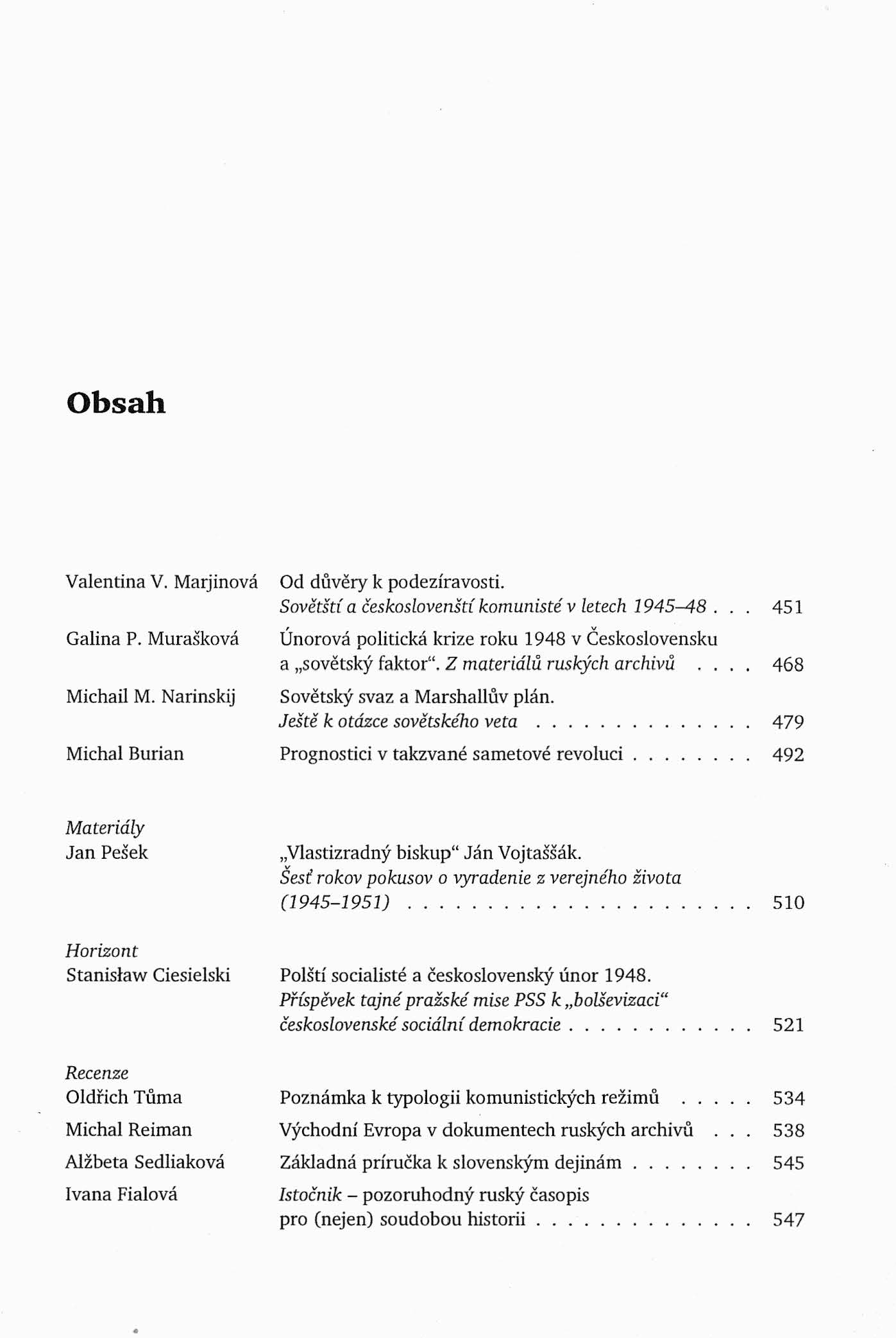 Obsah 1