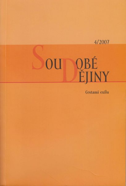 Soudobé dějiny 4 / 2007