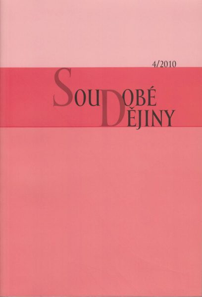 Soudobé dějiny 4 / 2010