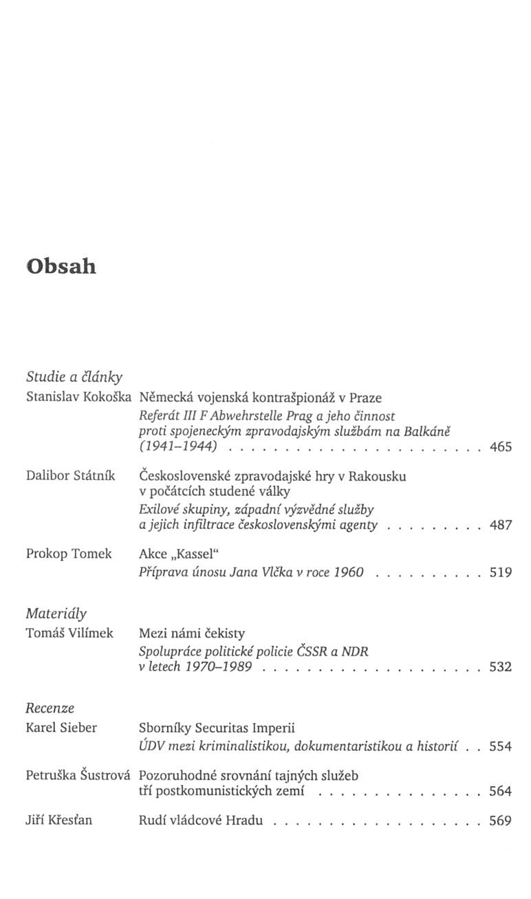 Obsah 1