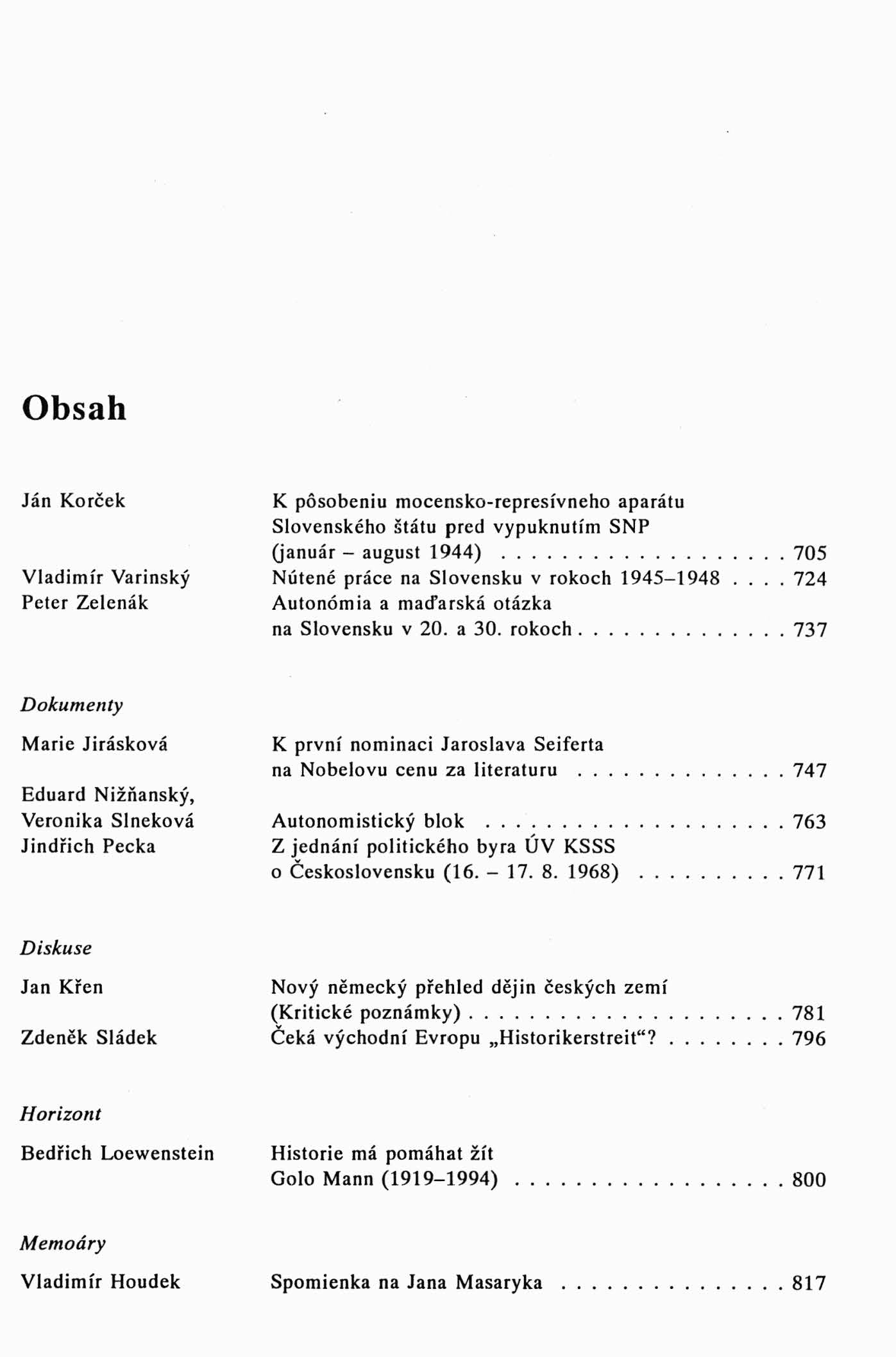 Obsah 1